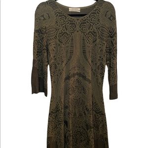 Aldomartins Anthropologie Size 12 Dress Floral Pattern Rare